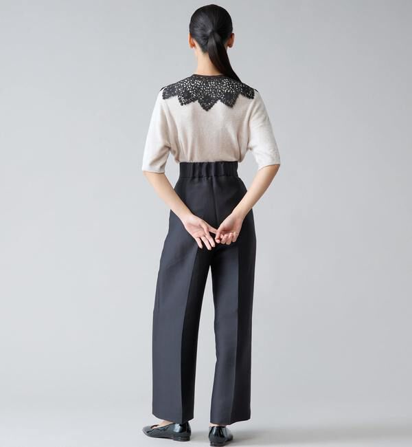 TIARA「レース襟モールニット」|ニット・セーター|