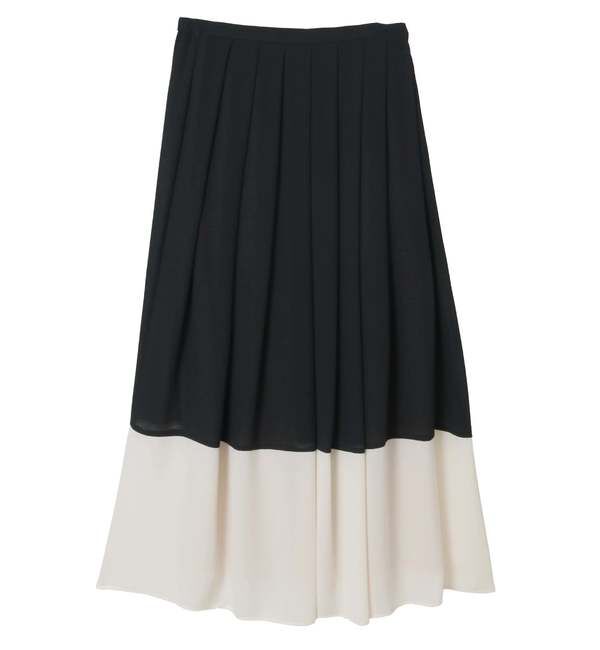 TIARA「バイカラーギャザースカート」|スカート|