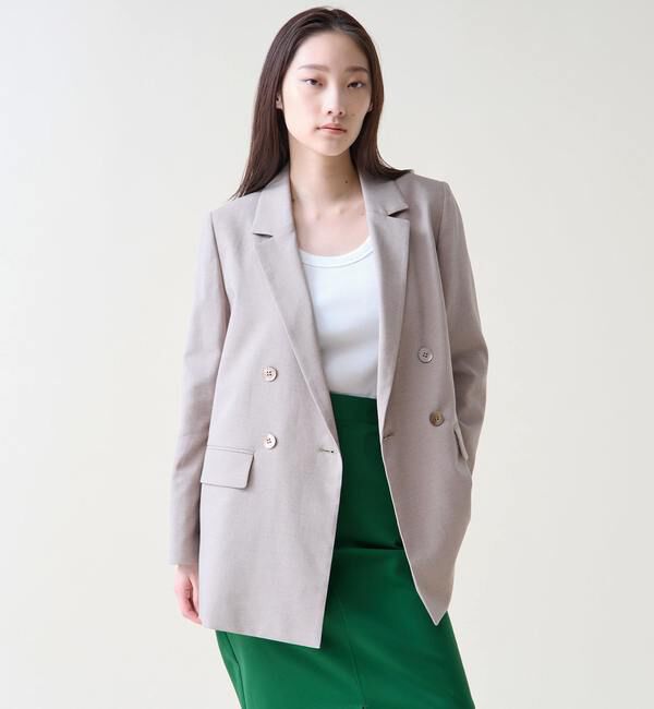 TIARA「リラックスダブルジャケット」|テーラードジャケット|