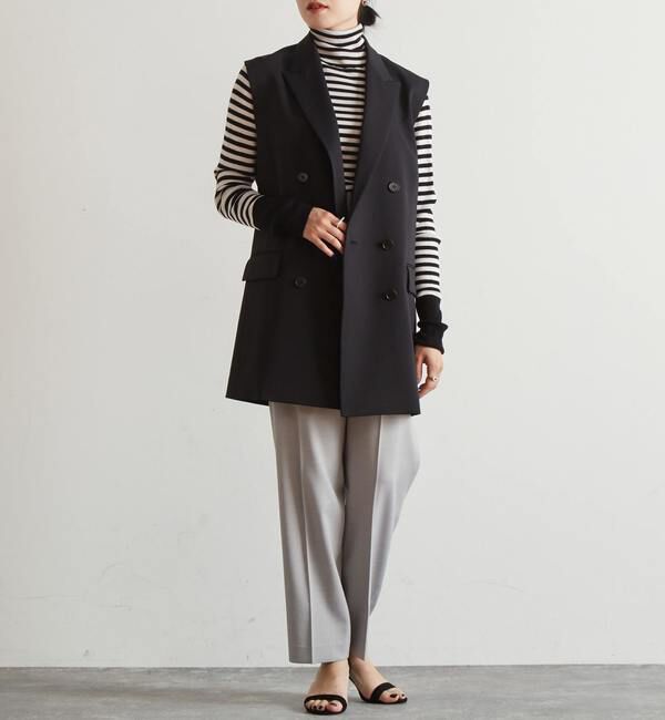 Liesse「ツイルストレッチストレートパンツ（セットアップ対応可）」|その他|