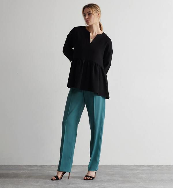 Liesse「ツイルストレッチストレートパンツ（セットアップ対応可）」|その他|