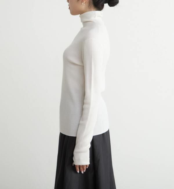 Liesse「リブニットタートル」|ニット・セーター|