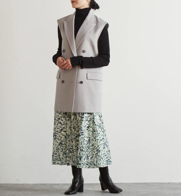 Liesse「リブニットタートル」|ニット・セーター|