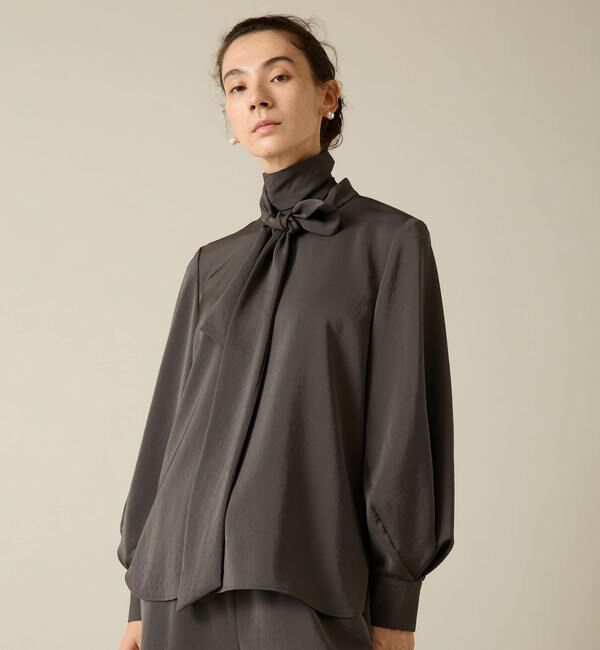 Liesse「ボウタイブラウス（セットアップ対応）」|シャツ・ブラウス|