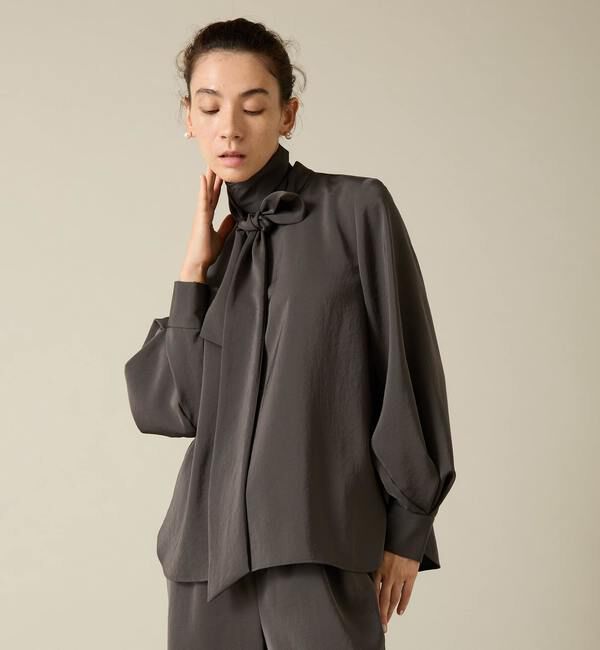Liesse「ボウタイブラウス（セットアップ対応）」|シャツ・ブラウス|