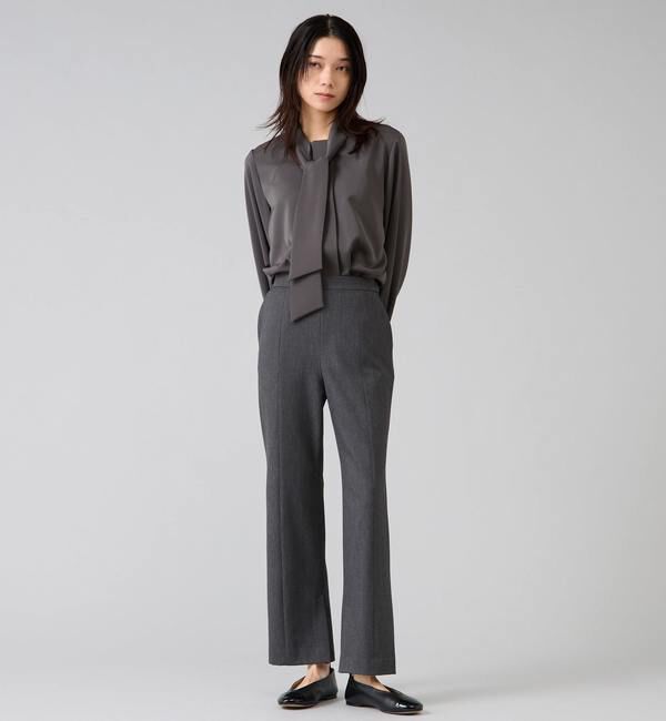 Liesse「サテンボウタイ付きブラウス」|シャツ・ブラウス|