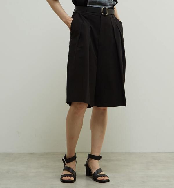 Soffitto「多機能ストレッチ素材麻混ショート丈パンツ」|その他|