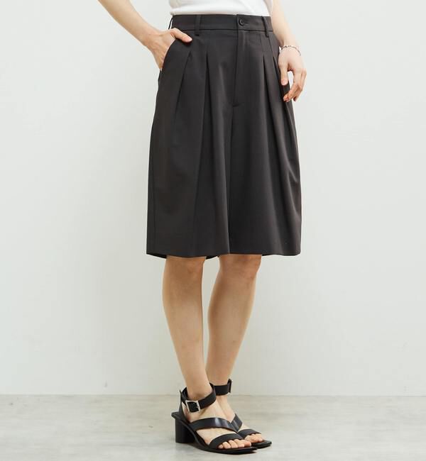 Soffitto「多機能ストレッチ素材麻混ショート丈パンツ」|その他|