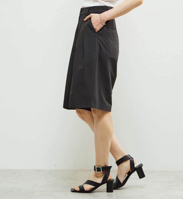 Soffitto「多機能ストレッチ素材麻混ショート丈パンツ」|その他|