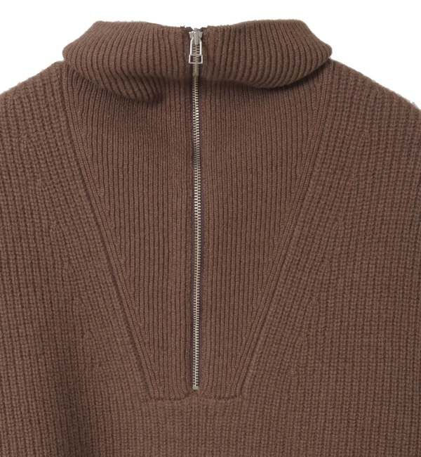 A_「【A_/エース】ウールジッププルオーバー」|ニット・セーター|