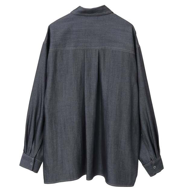 SOFFITTO「サイドスリットデニムシャツ」|シャツ・ブラウス|
