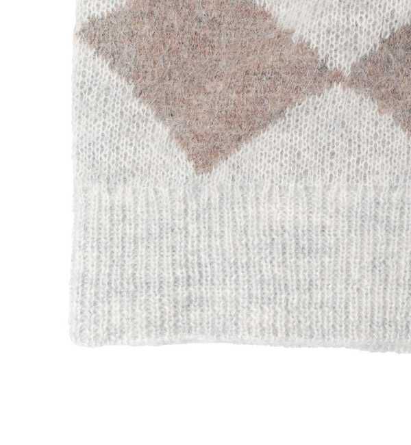 SOFFITTO「【NOMA t.d./ノーマティーディー】Jacquare Diamond Cardigan N38-KN 03」|ニット・セーター|