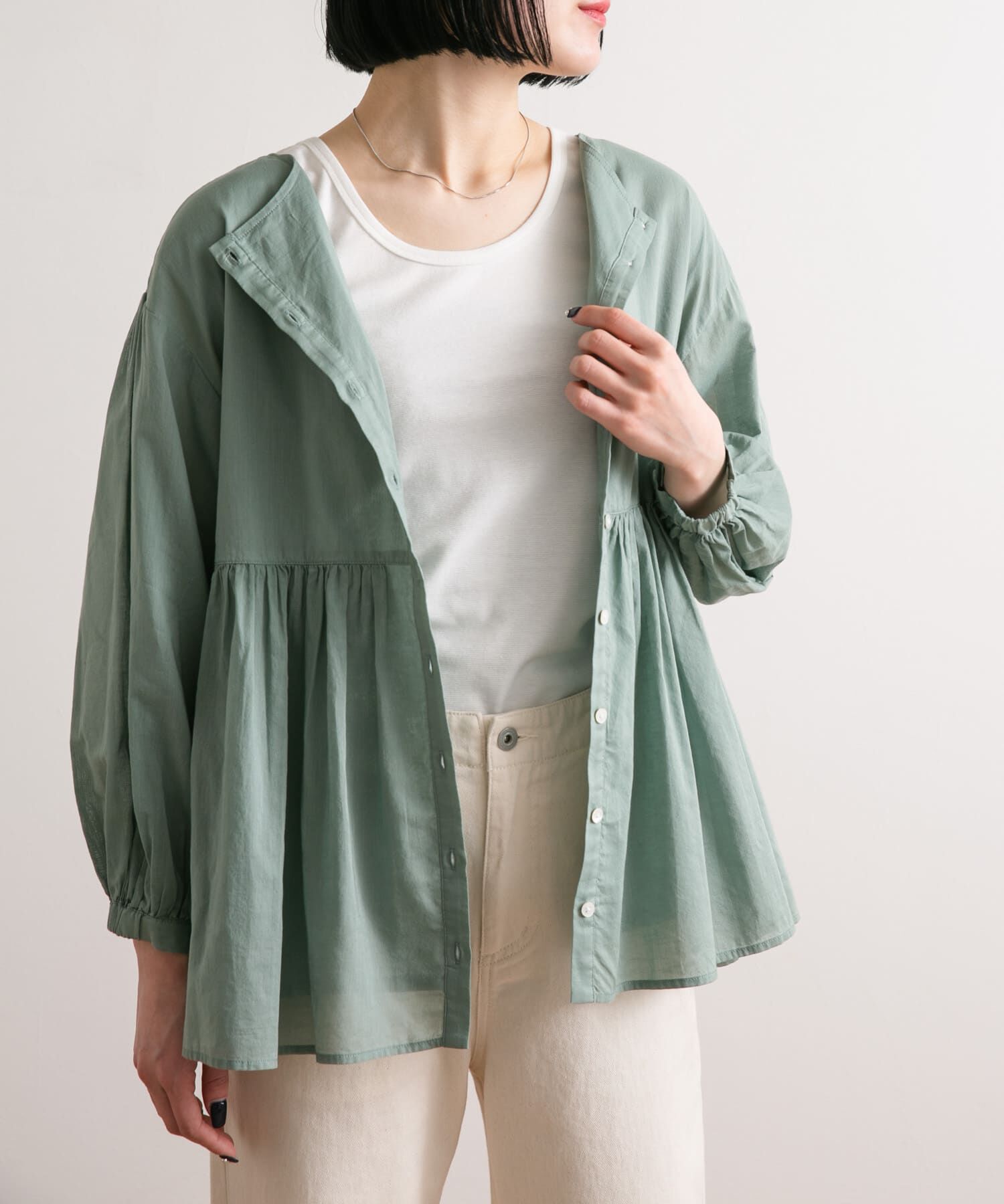 URBAN RESEARCH DOORS「リップルベーシックタンクトップ」|タンクトップ|