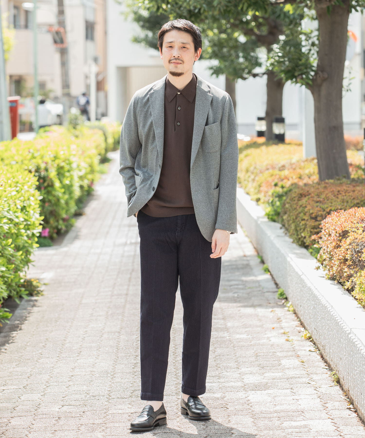 URBAN RESEARCH DOORS「『イージーケア/防シワ/速乾』LIFE STYLE TAILOR　メランジニットイージーJK」|その他|