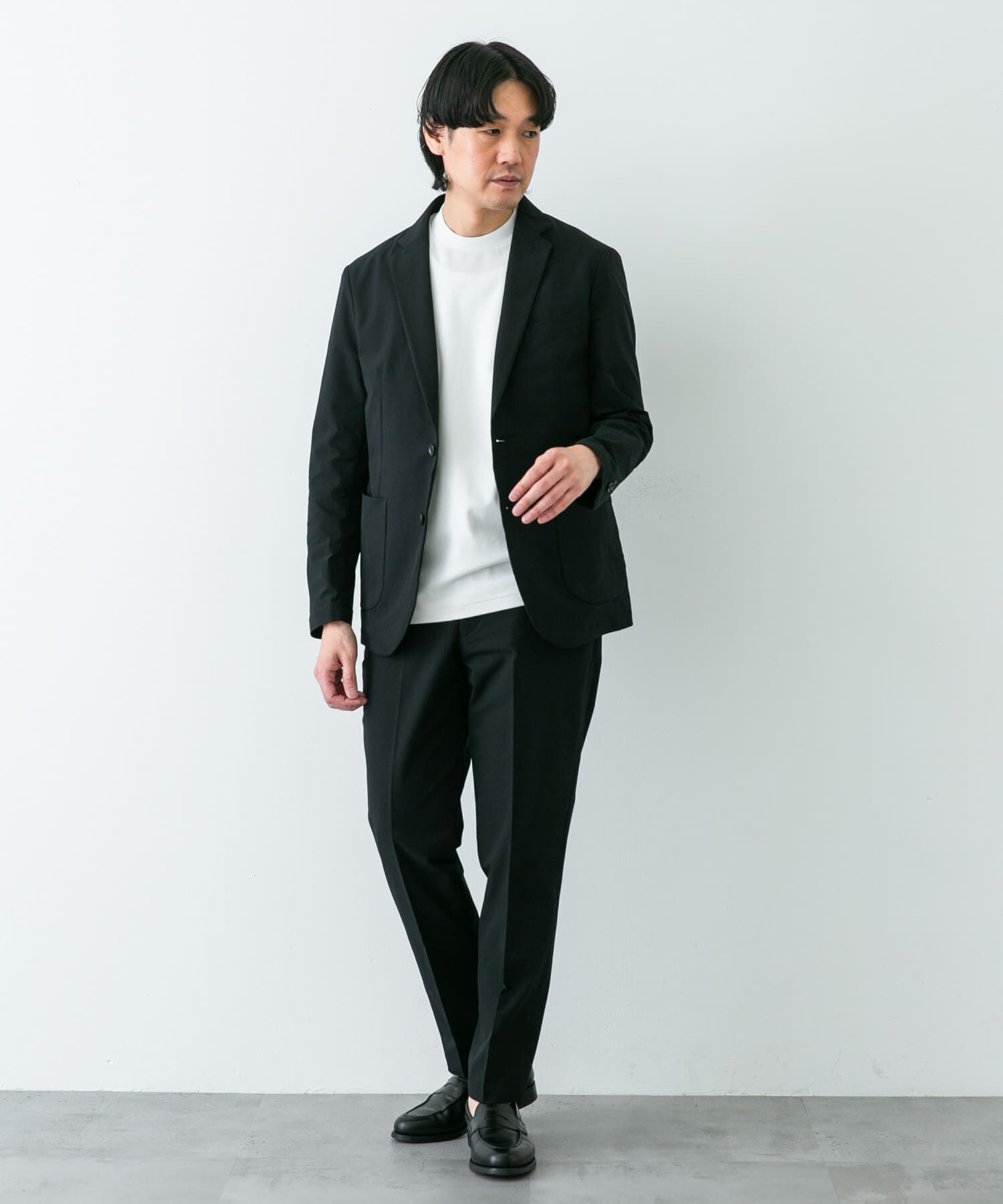 URBAN RESEARCH DOORS「『イージーケア』LIFE STYLE TAILOR　シアサッカーコンフォータブルパンツ」|スラックス|