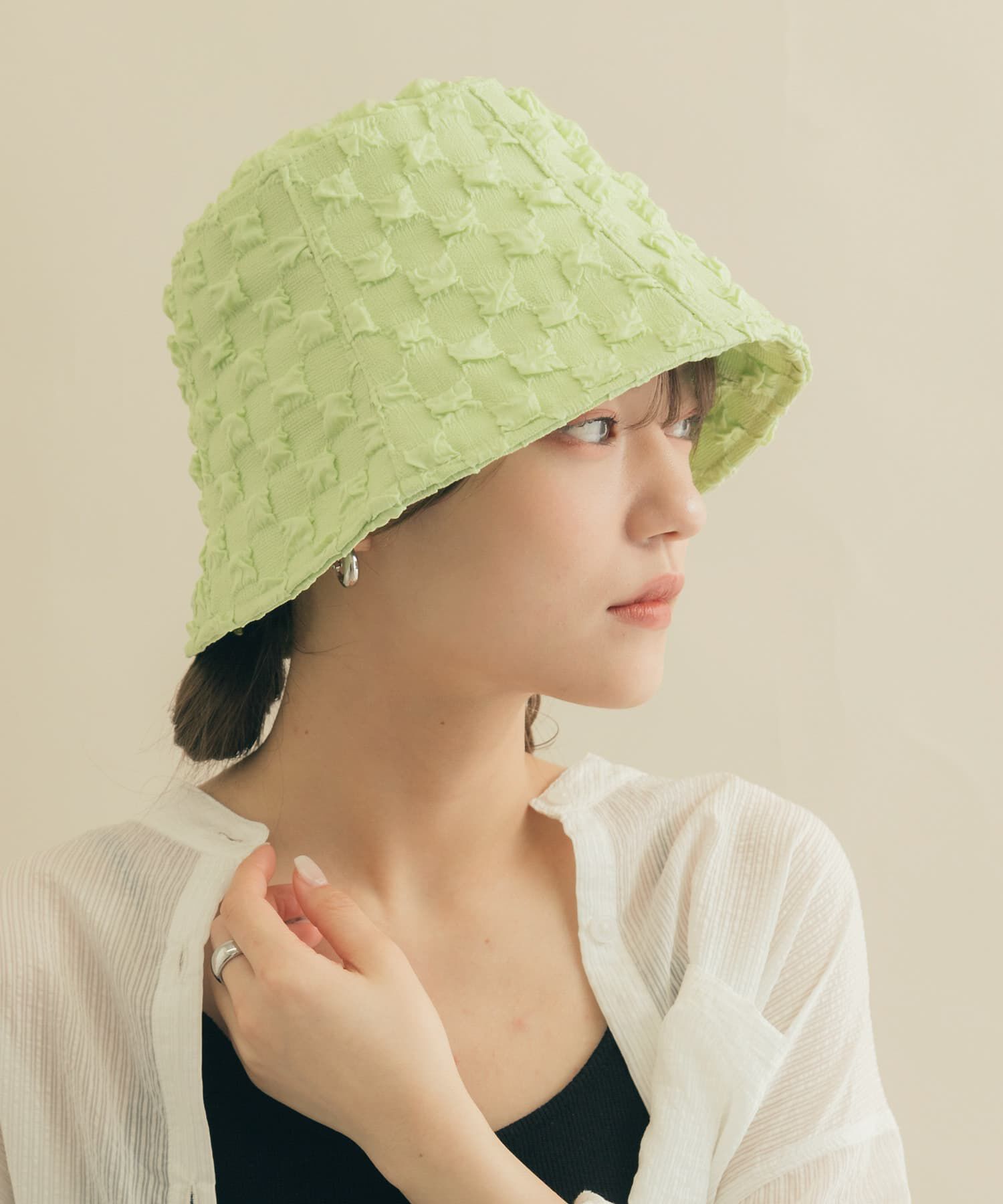 SMELLY「ポコポコバケットハット」|ハット|ミント