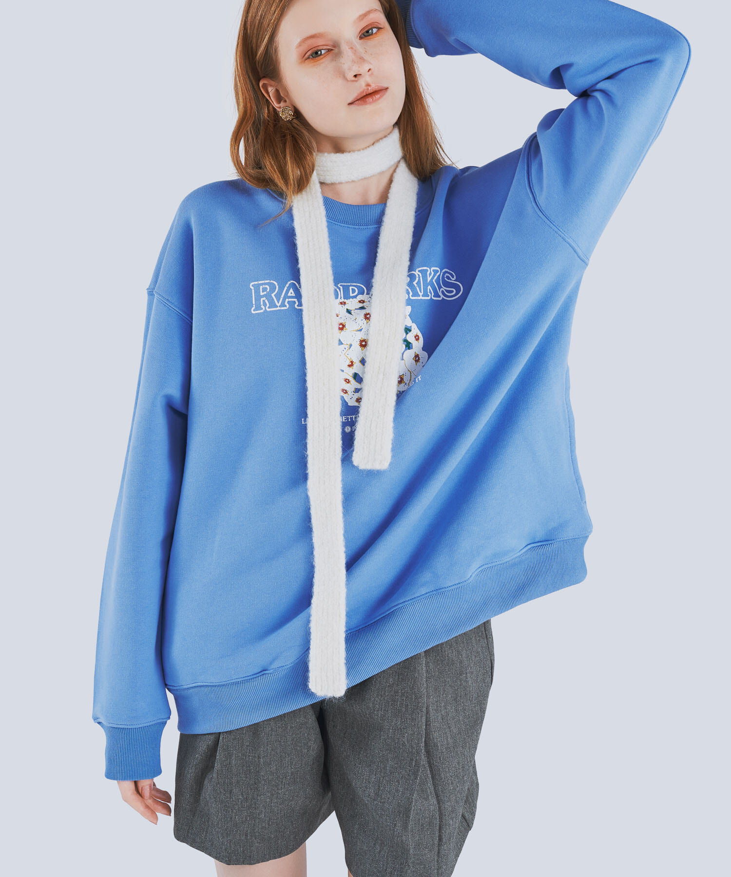 SMELLY「スリムニットマフラー」|マフラー|