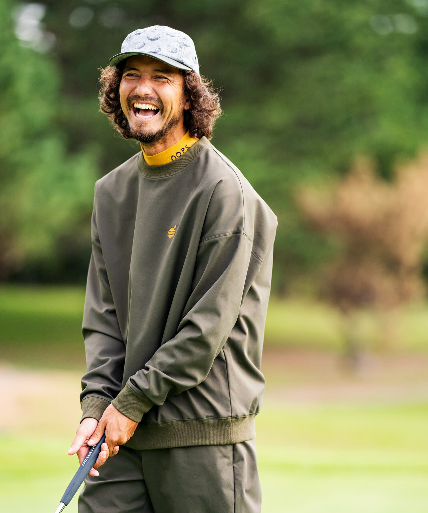 Sonny Label 「OOPS　フェイクレザー&times;総柄キャップ」|キャップ・キャスケット|