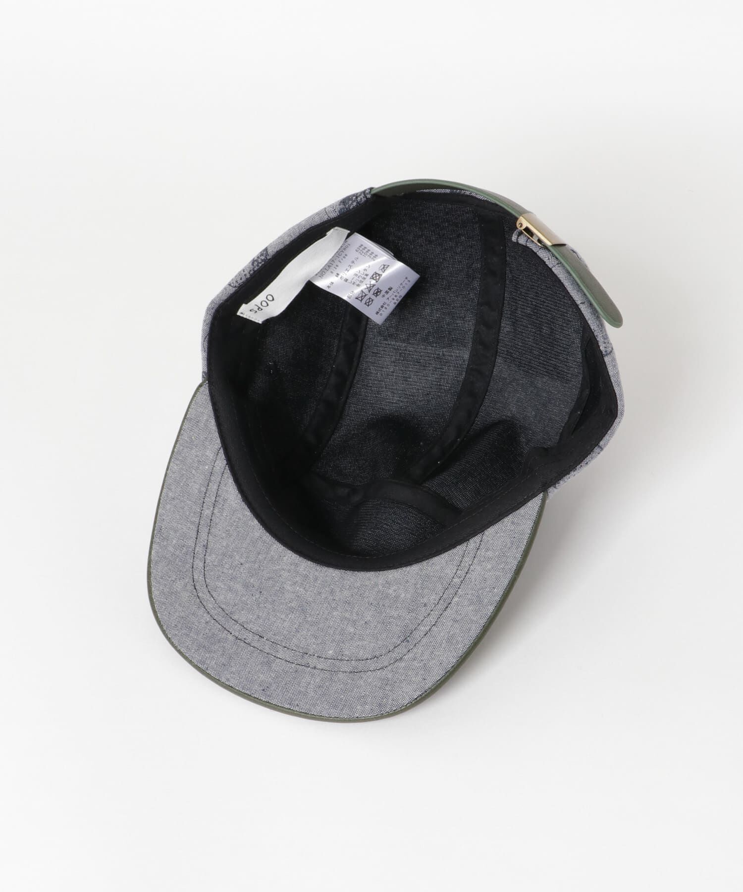 Sonny Label 「OOPS　フェイクレザー&times;総柄キャップ」|キャップ・キャスケット|