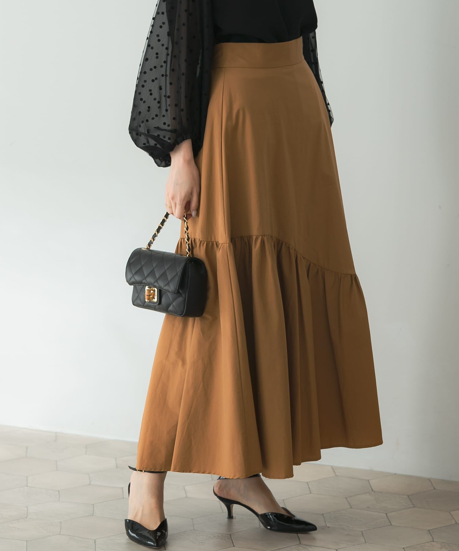 URBAN RESEARCH ROSSO「切替ボリュームスカート」|スカート|