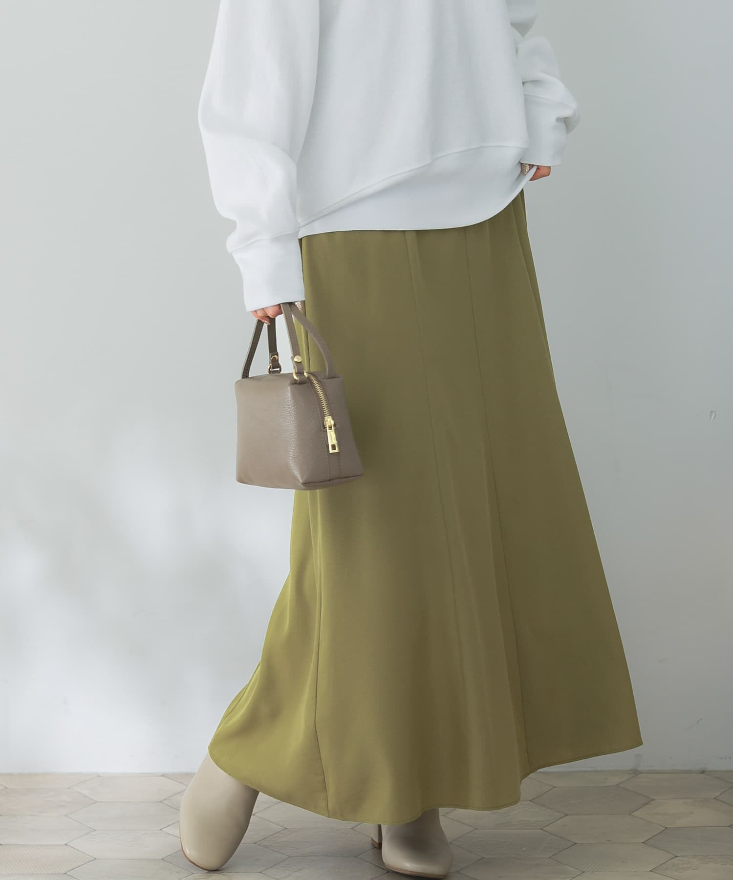 URBAN RESEARCH ROSSO「ハイウエストナローフレアスカート」|スカート|