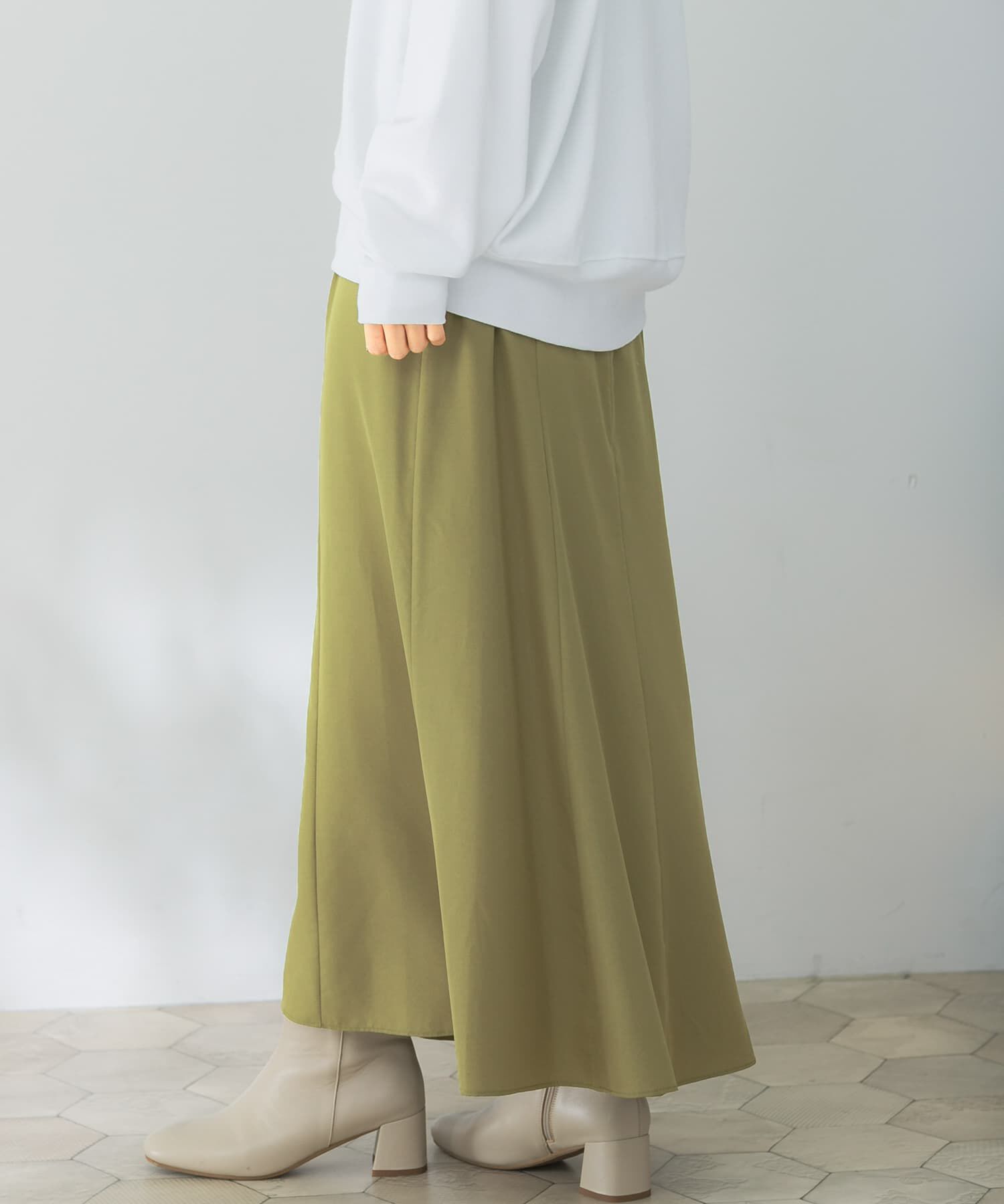 URBAN RESEARCH ROSSO「ハイウエストナローフレアスカート」|スカート|