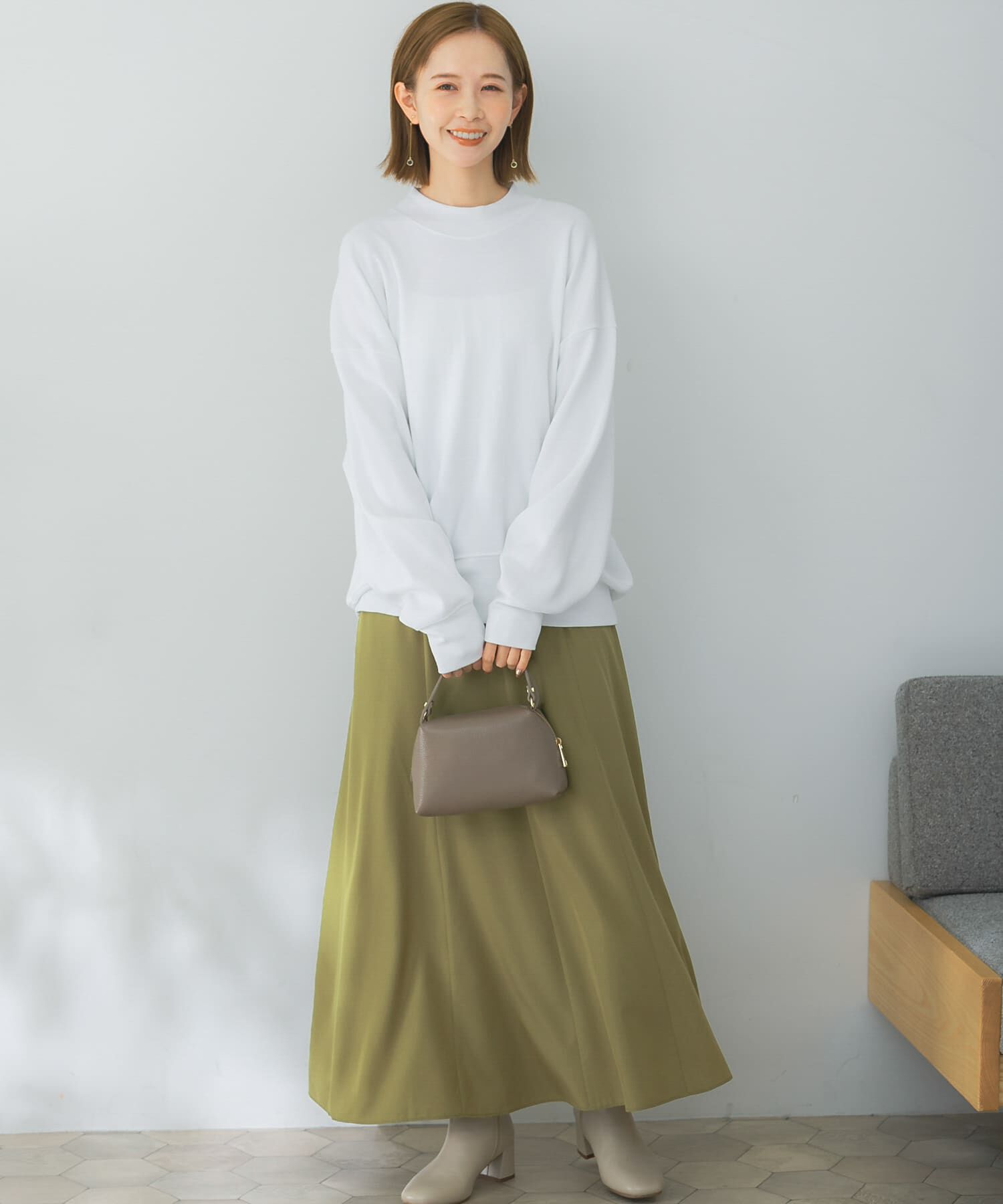 URBAN RESEARCH ROSSO「ハイウエストナローフレアスカート」|スカート|