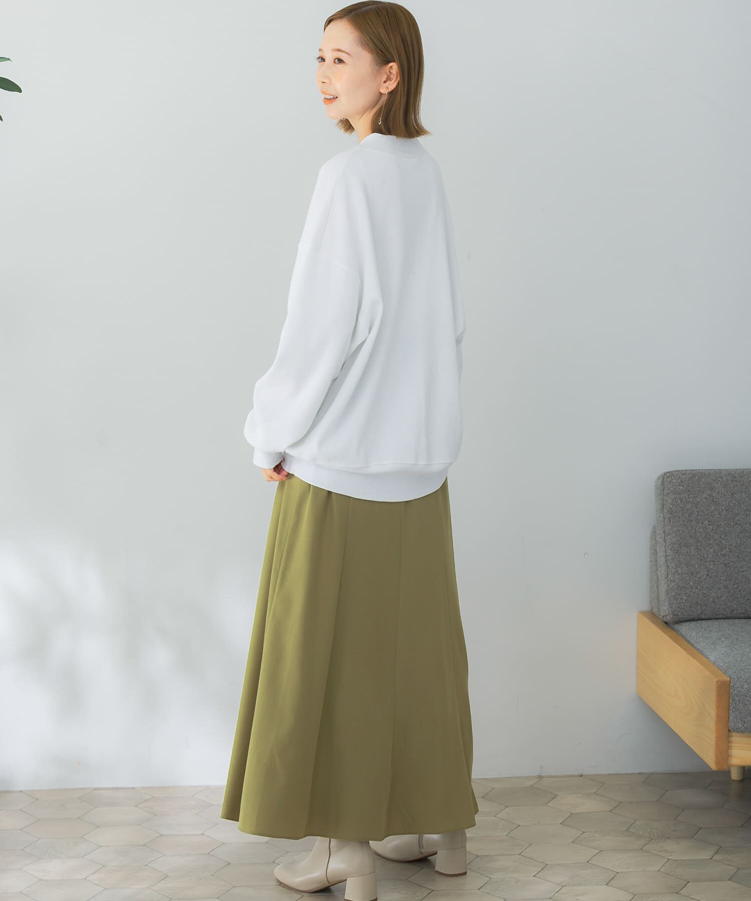 URBAN RESEARCH ROSSO「ハイウエストナローフレアスカート」|スカート|