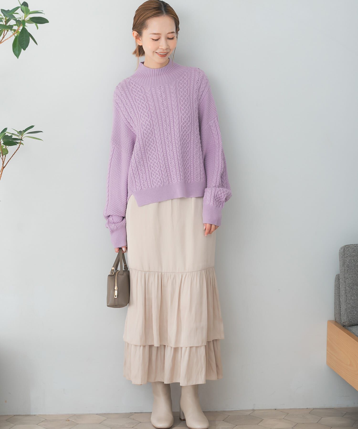 URBAN RESEARCH ROSSO「デザインティアードスカート」|スカート|