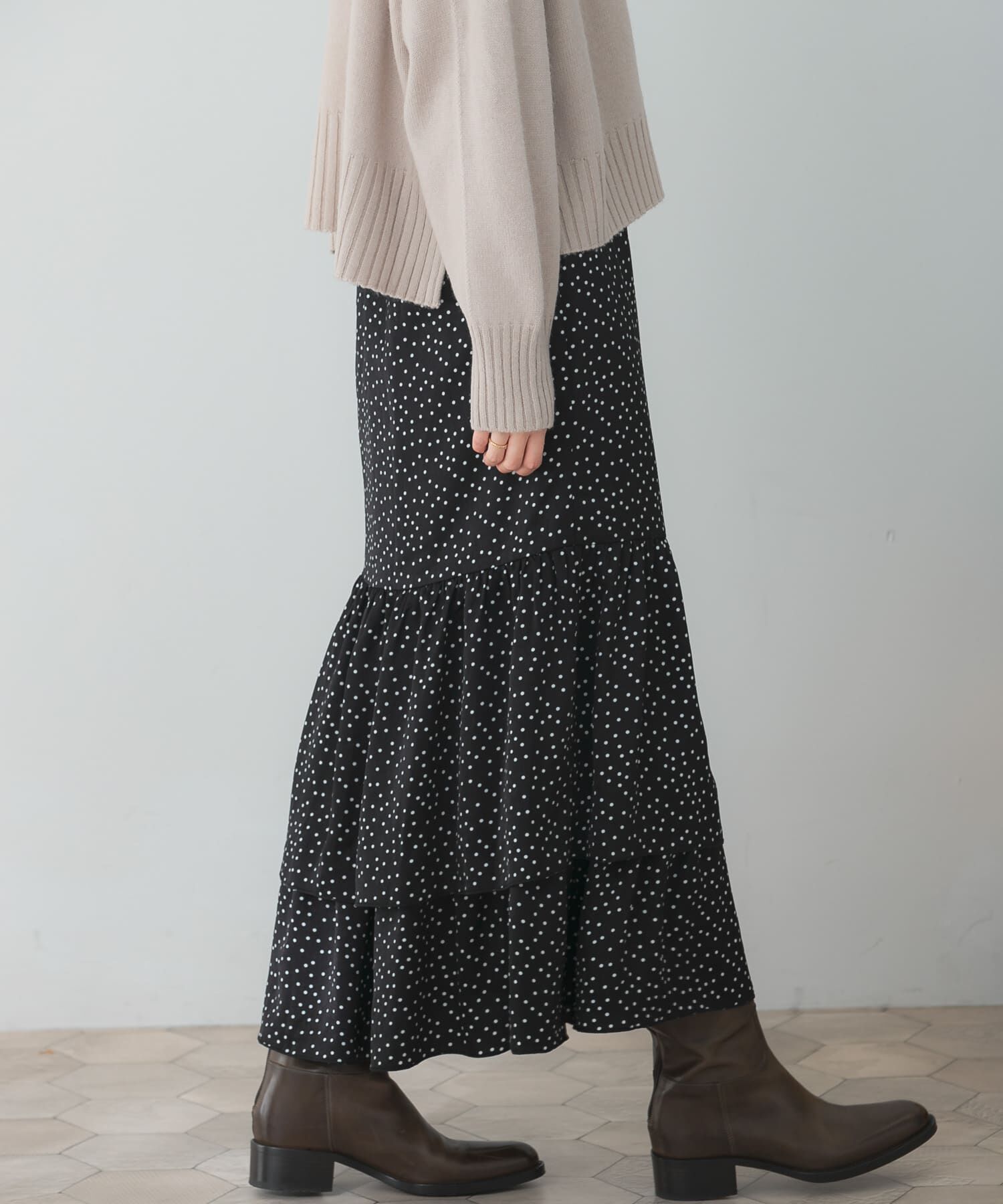 URBAN RESEARCH ROSSO「デザインティアードスカート」|スカート|