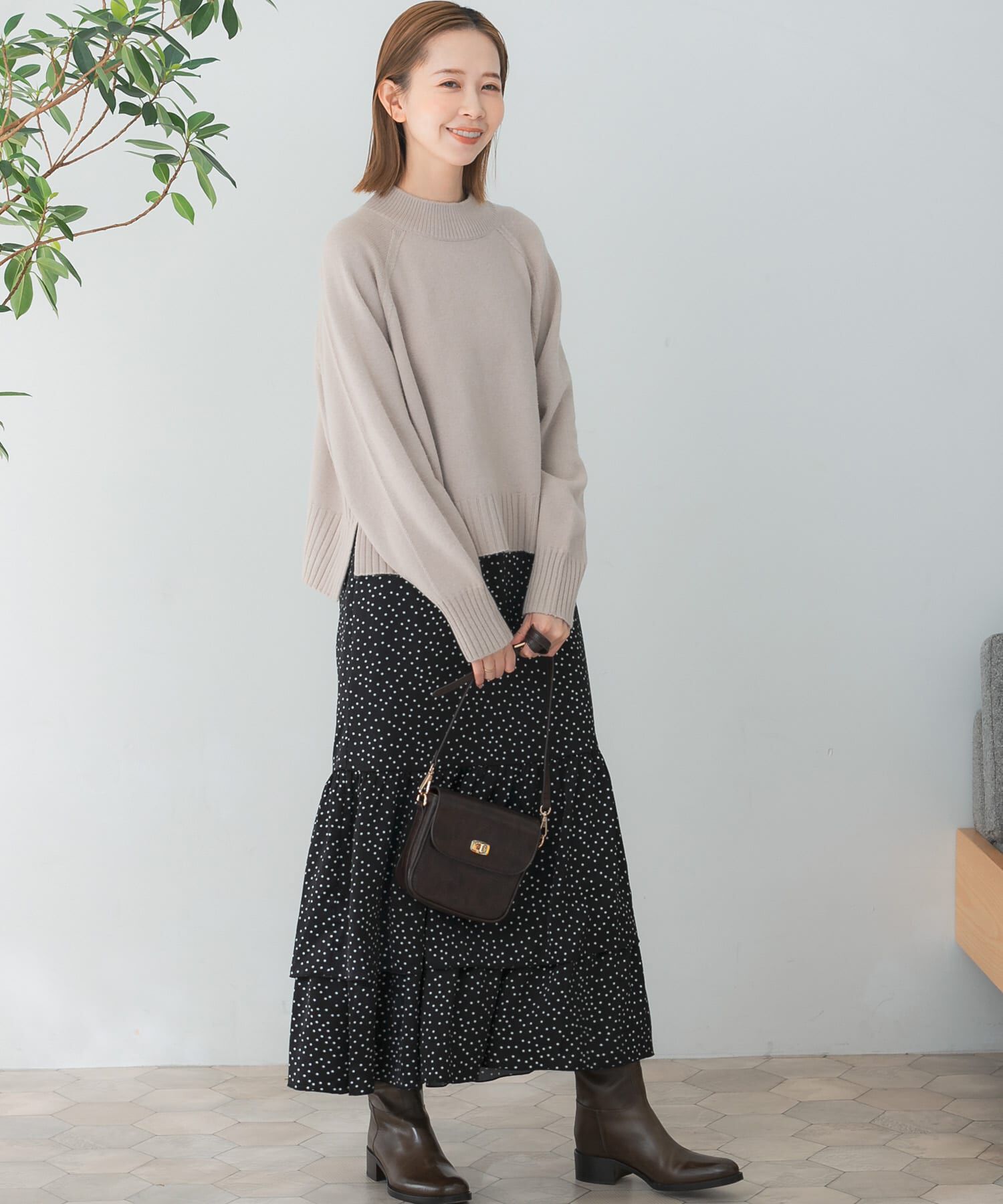 URBAN RESEARCH ROSSO「デザインティアードスカート」|スカート|