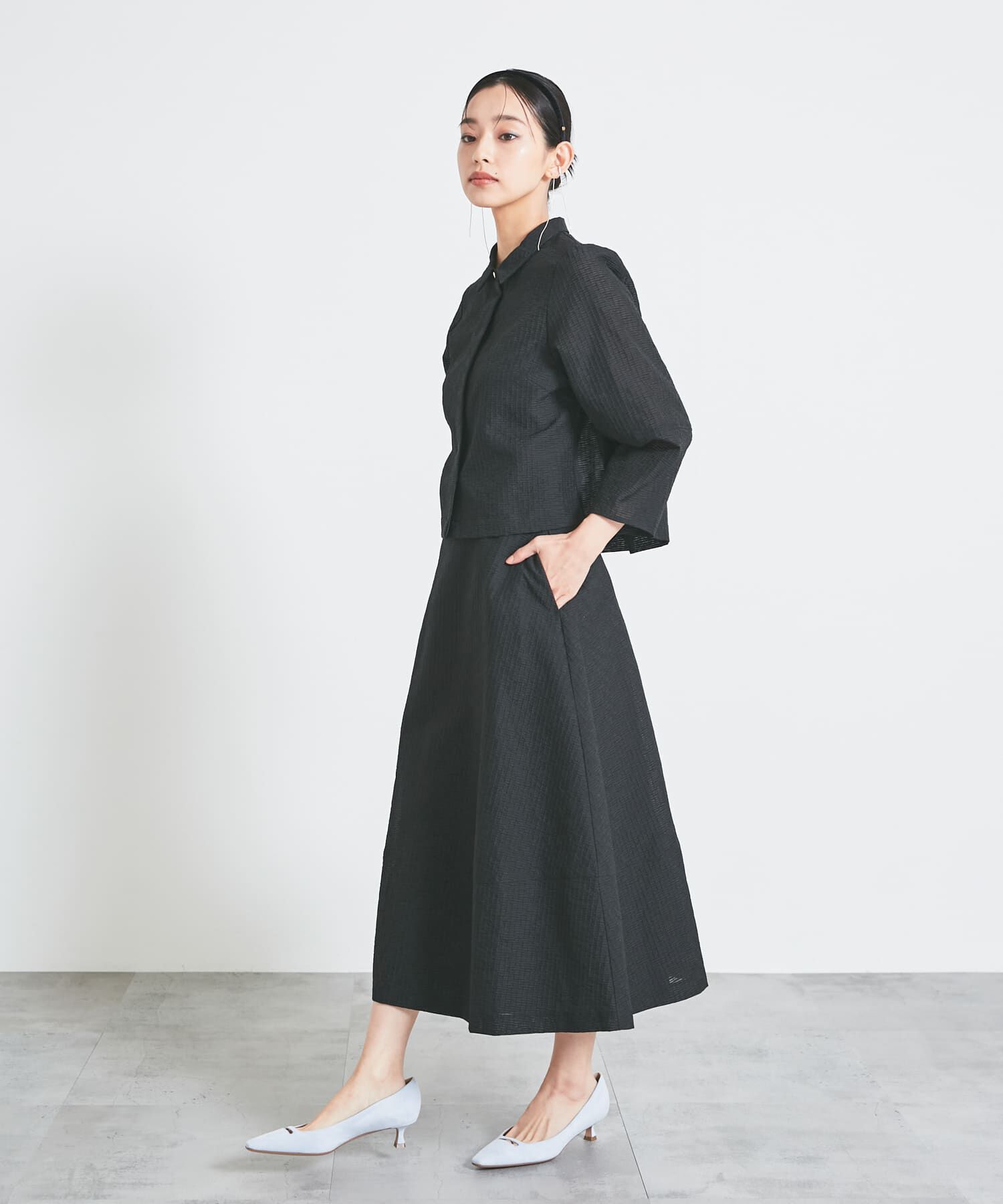 URBAN RESEARCH ROSSO「シアージャガードフォルムスカート」|スカート|