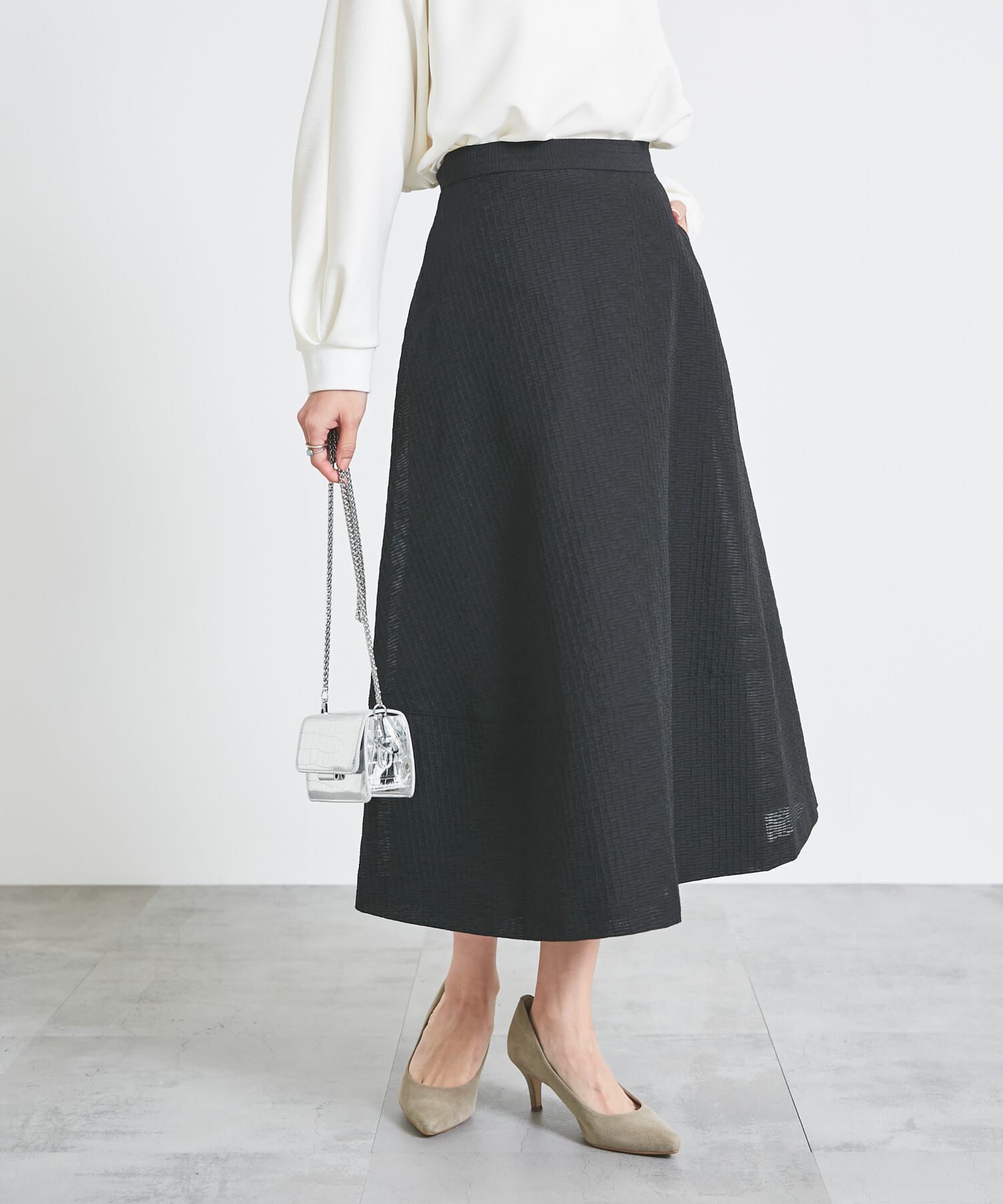 URBAN RESEARCH ROSSO「シアージャガードフォルムスカート」|スカート|