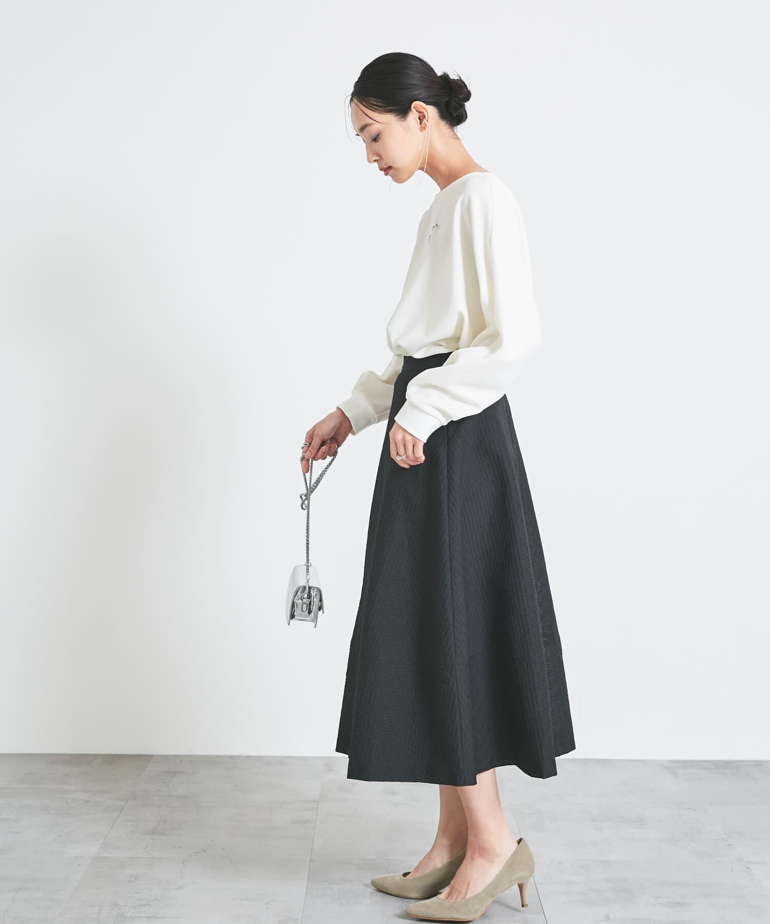 URBAN RESEARCH ROSSO「シアージャガードフォルムスカート」|スカート|