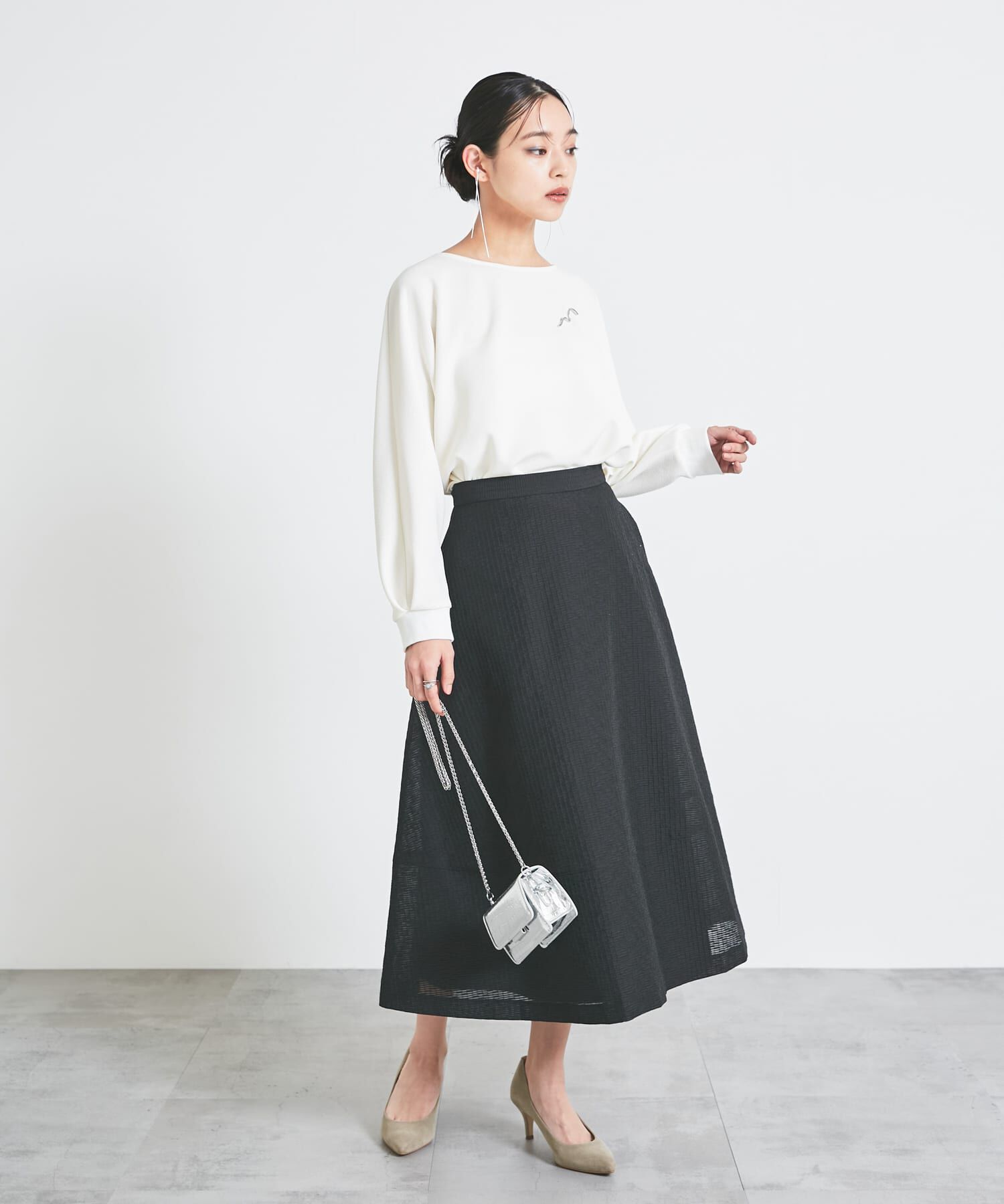 URBAN RESEARCH ROSSO「シアージャガードフォルムスカート」|スカート|