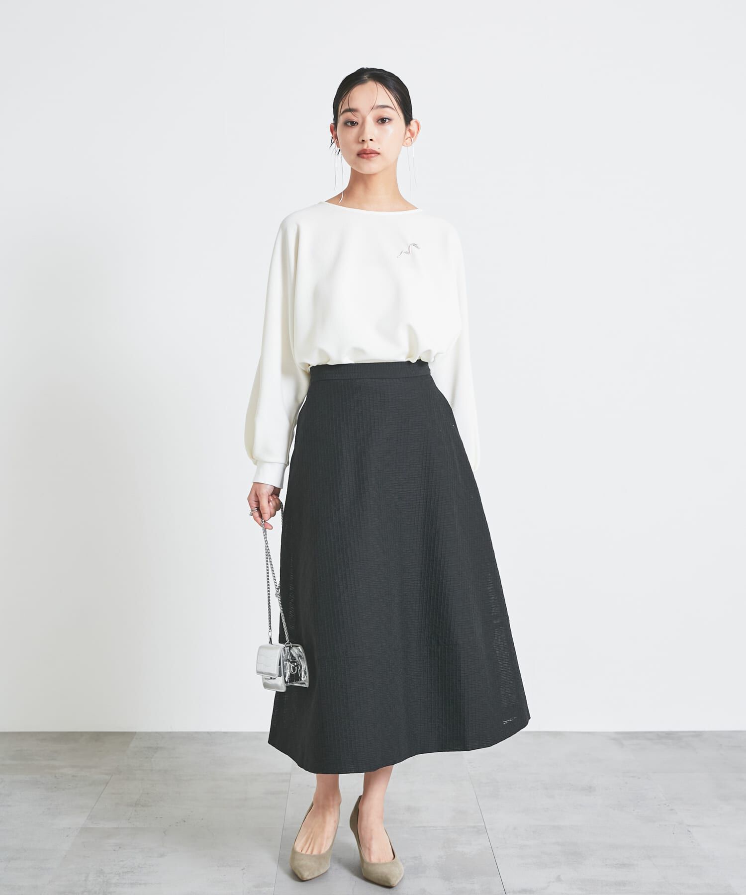 URBAN RESEARCH ROSSO「シアージャガードフォルムスカート」|スカート|