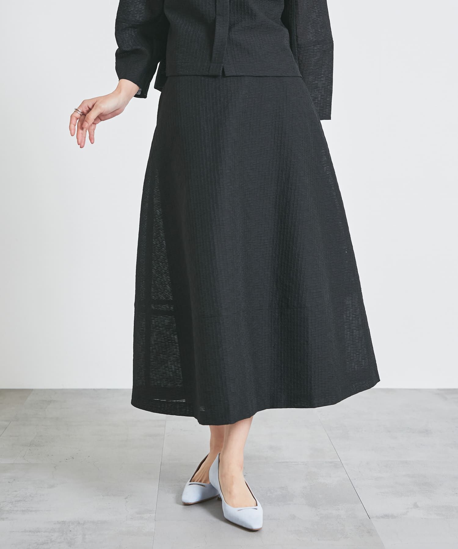 URBAN RESEARCH ROSSO「シアージャガードフォルムスカート」|スカート|