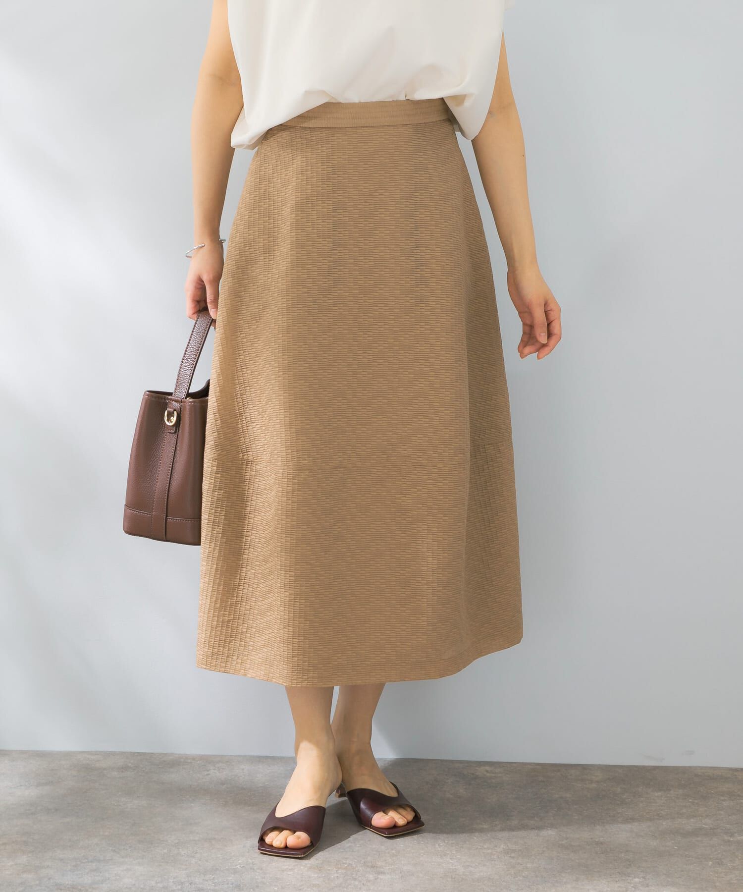 URBAN RESEARCH ROSSO「シアージャガードフォルムスカート」|スカート|