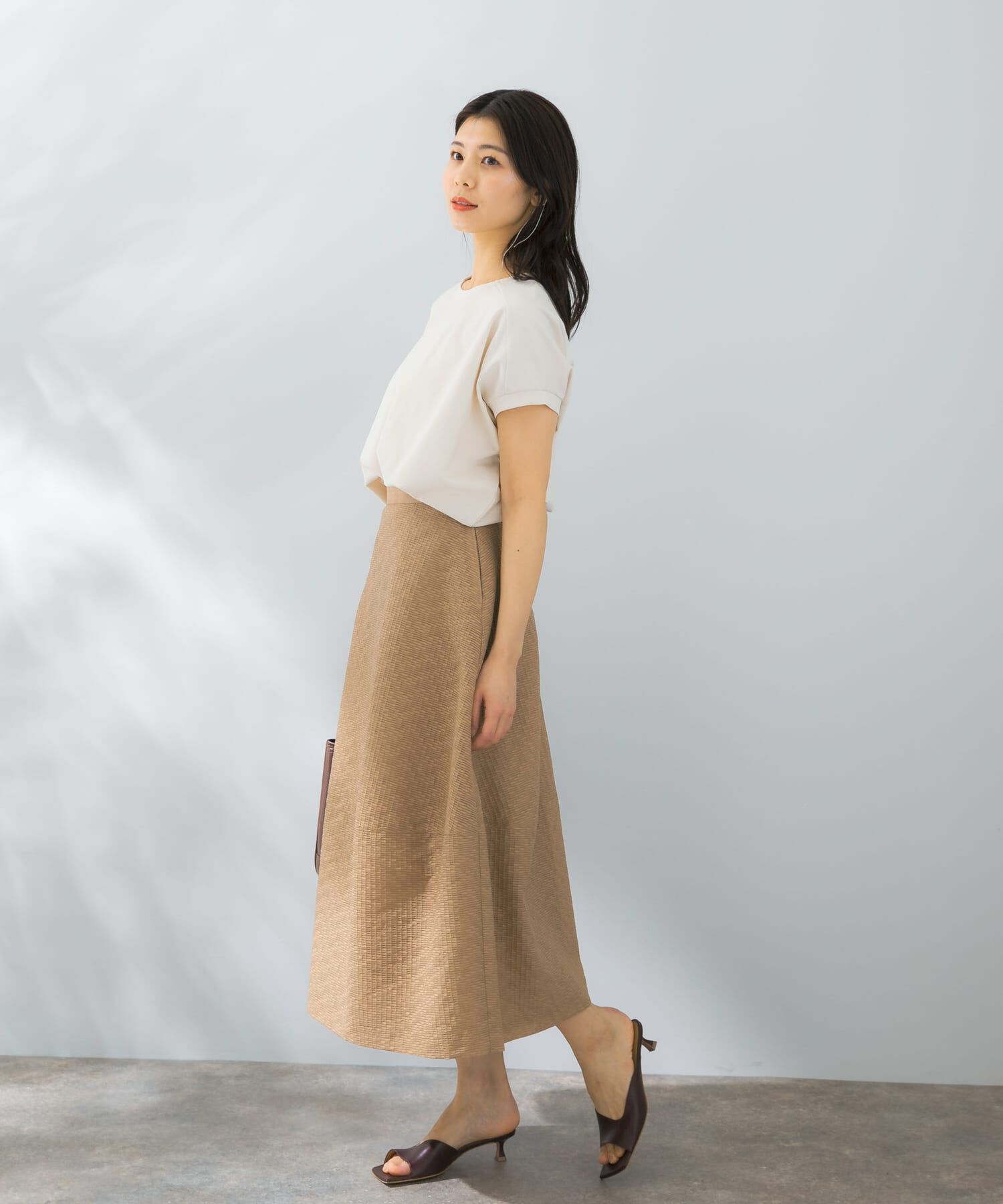 URBAN RESEARCH ROSSO「シアージャガードフォルムスカート」|スカート|