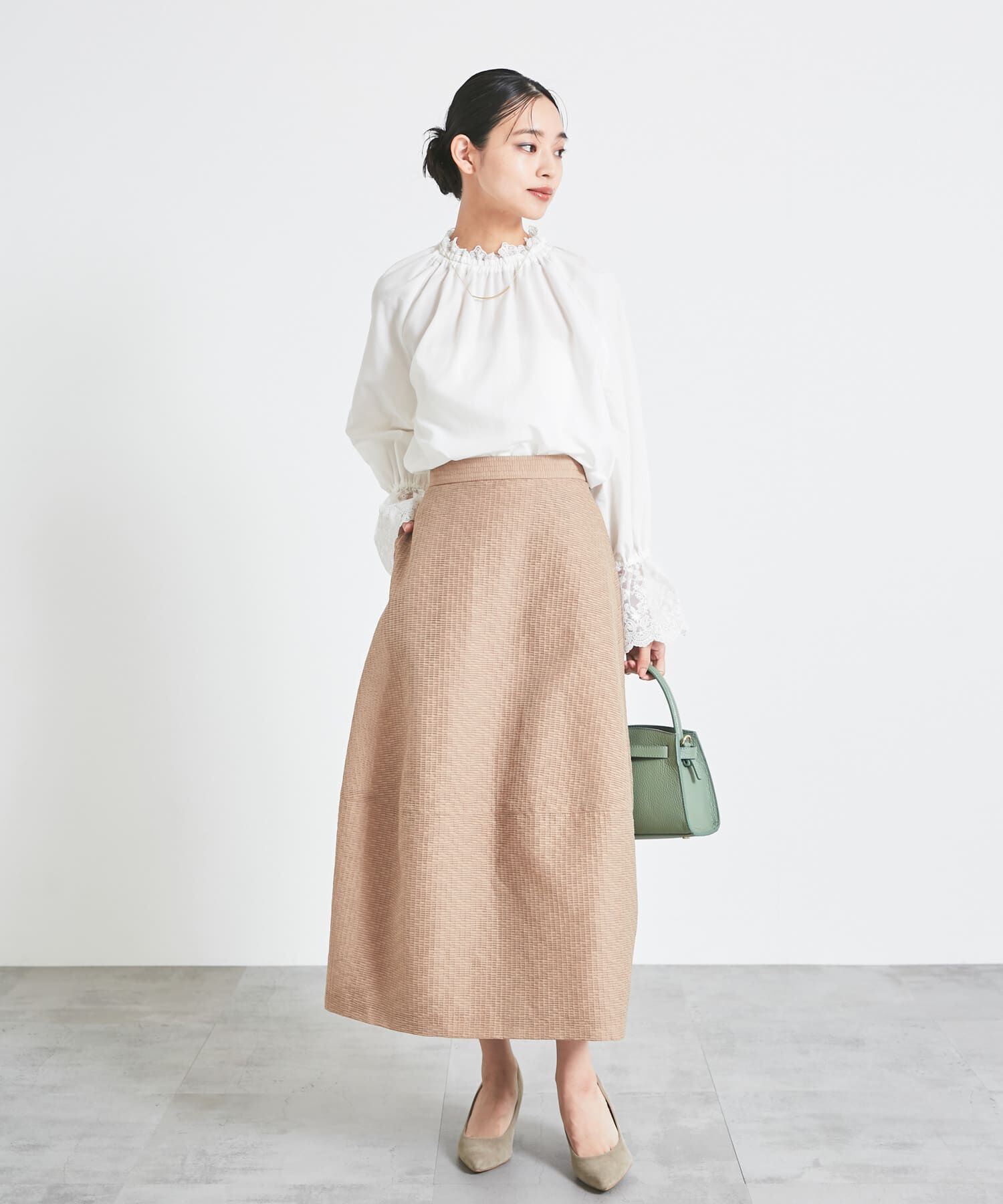 URBAN RESEARCH ROSSO「シアージャガードフォルムスカート」|スカート|