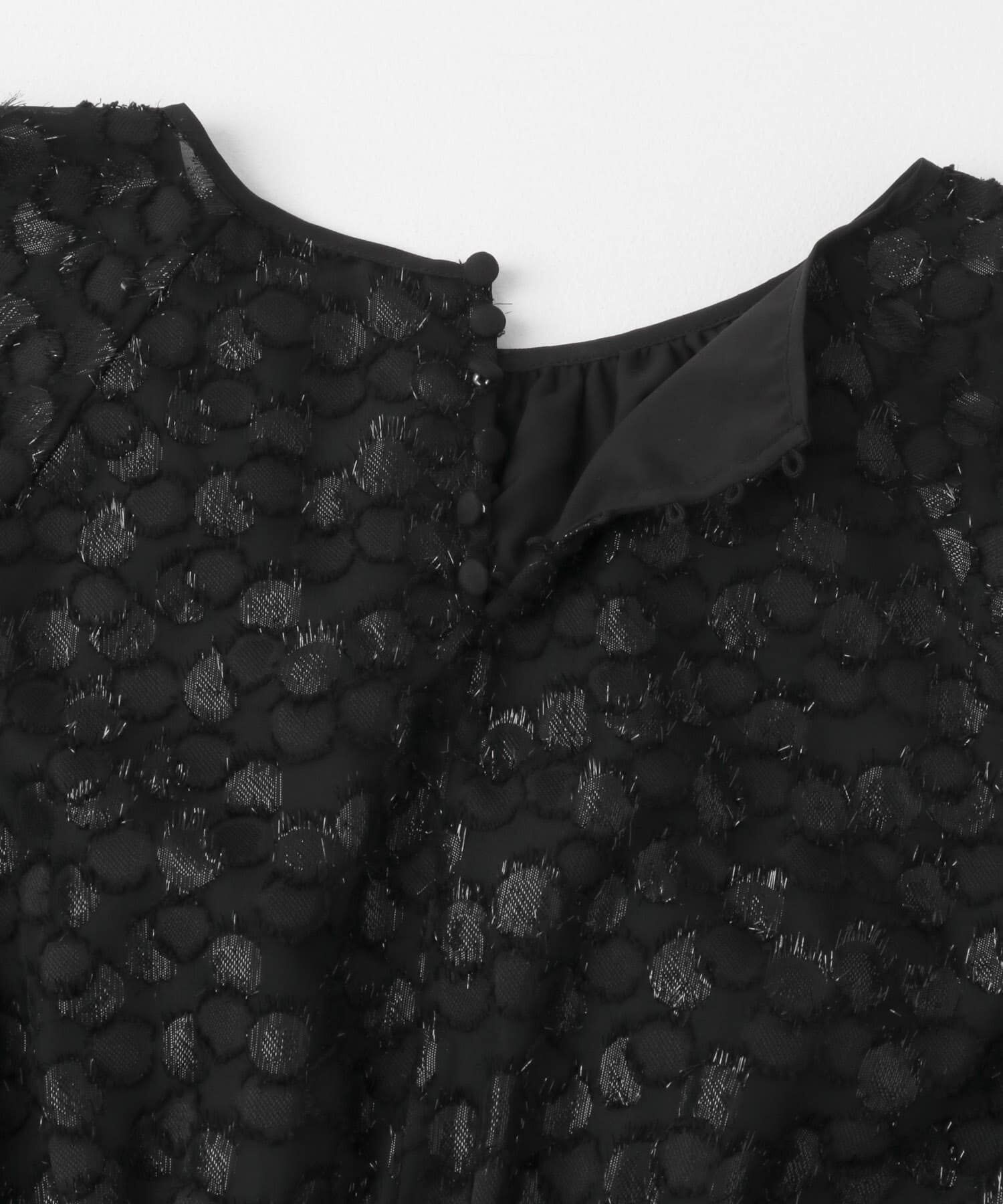 URBAN RESEARCH ROSSO「ラメジャガードペプラムブラウス」|シャツ・ブラウス|