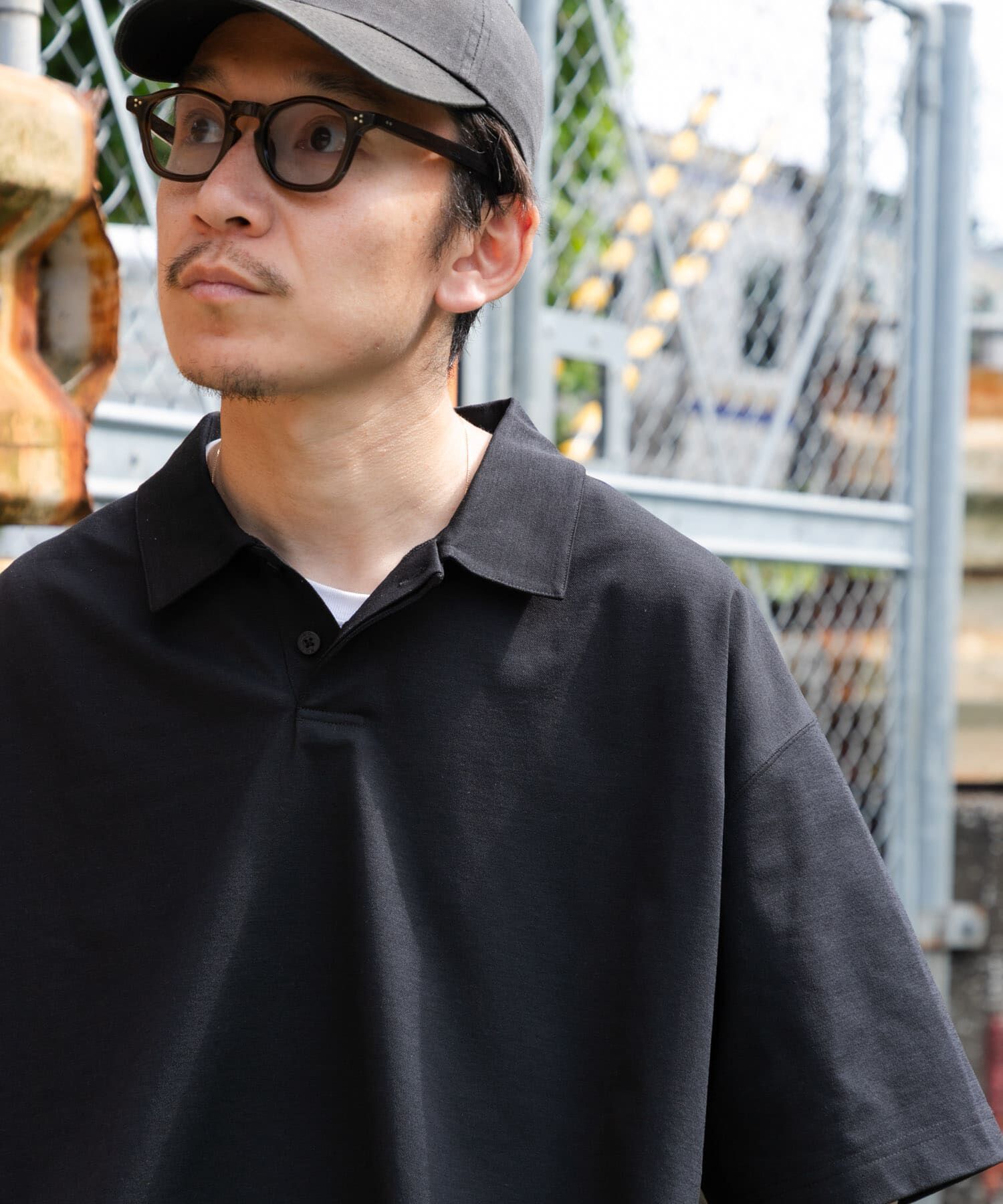 URBAN RESEARCH「Wide Dad　SHADE TECH ポロシャツ」|ポロシャツ|