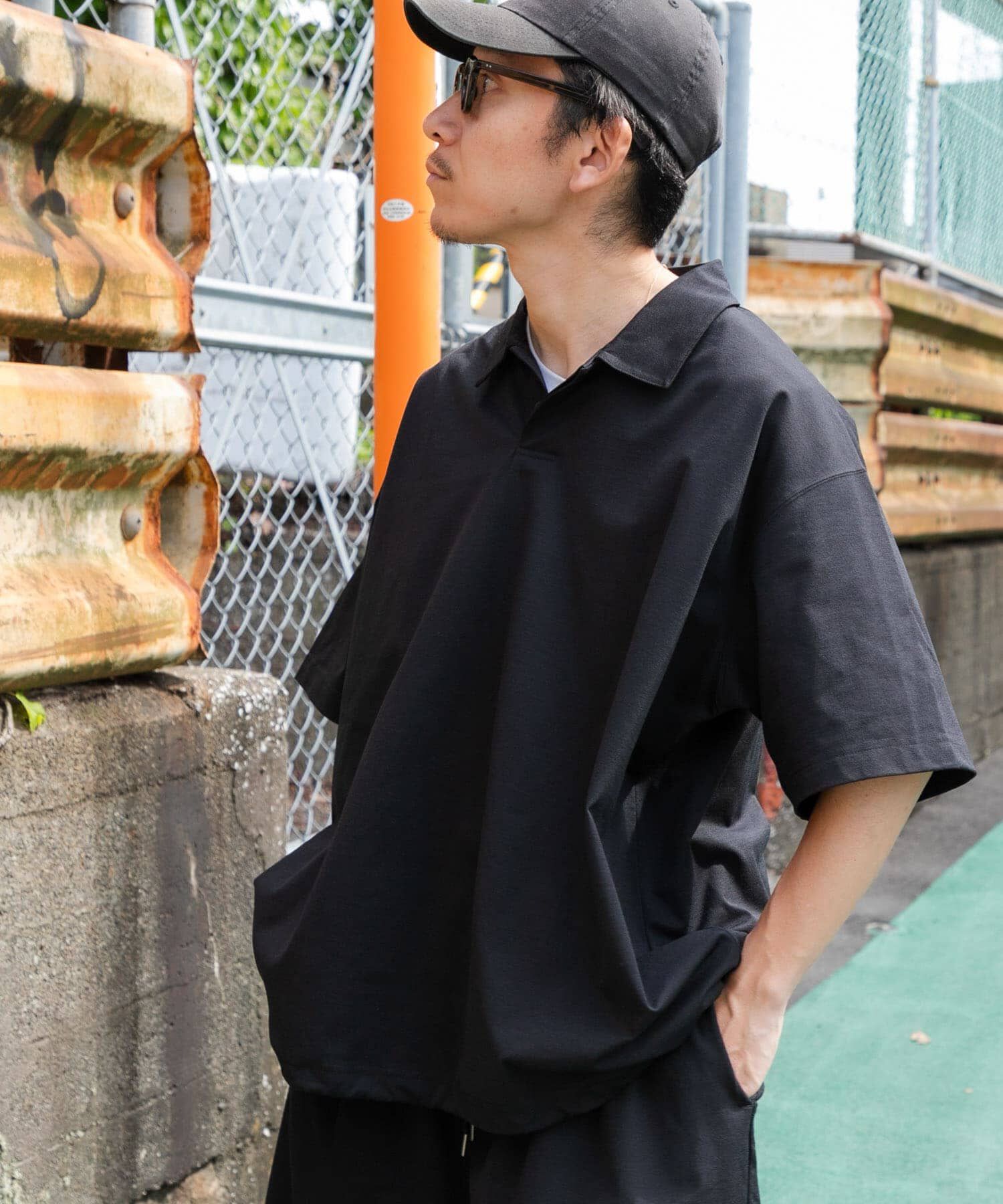 URBAN RESEARCH「Wide Dad　SHADE TECH ポロシャツ」|ポロシャツ|