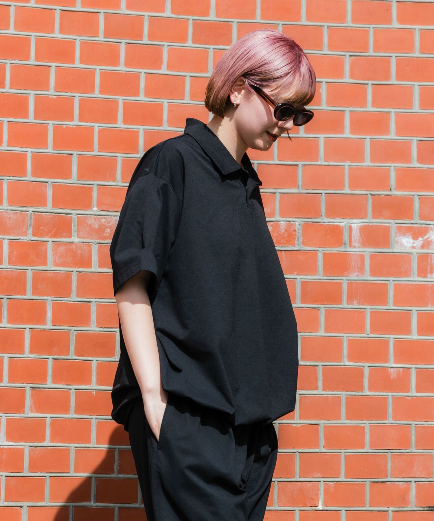 URBAN RESEARCH「Wide Dad　SHADE TECH ポロシャツ」|ポロシャツ|