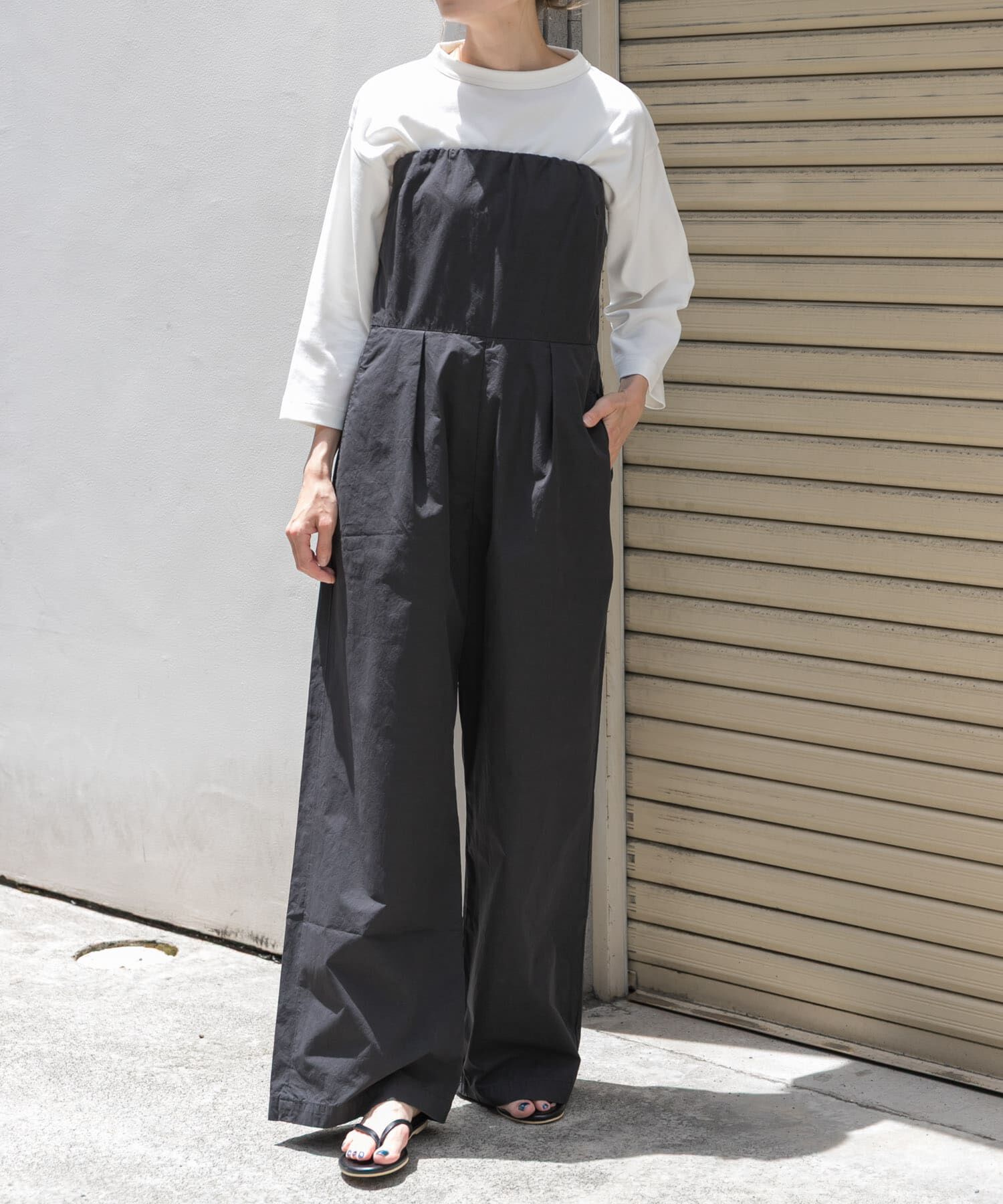 URBAN RESEARCH DOORS「FORK&SPOON　ベアトップオールインワン」|スカート|