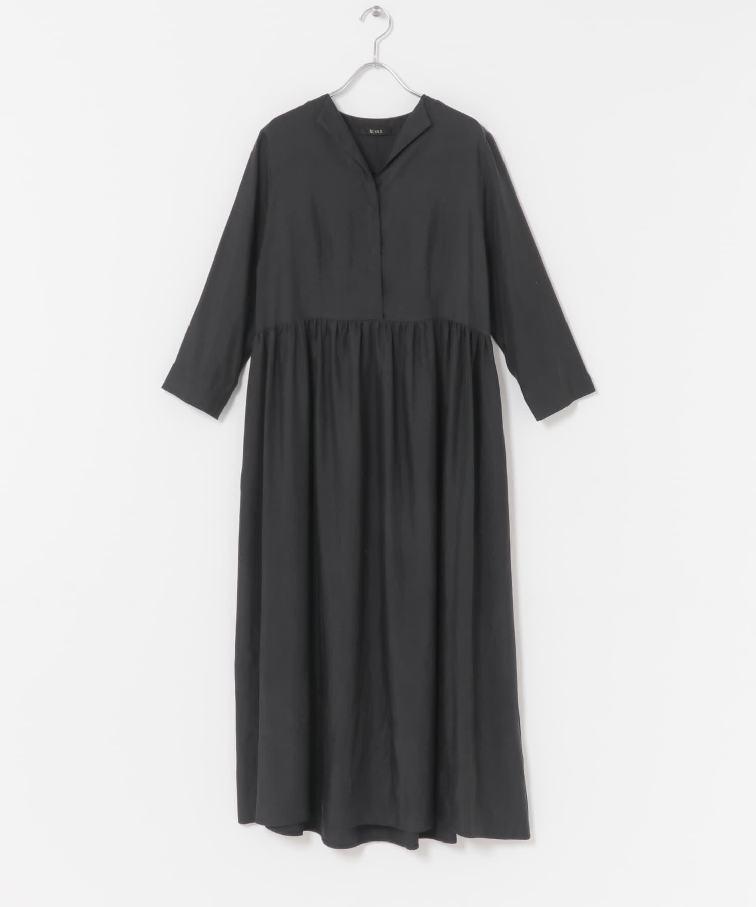 URBAN RESEARCH ROSSO「キュプラ混フィブリルギャザーワンピース」|ワンピース|