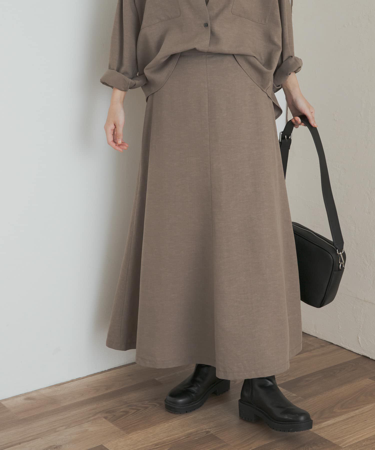 URBAN RESEARCH DOORS「『セットアップ対応』 フレアスカート」|スカート|