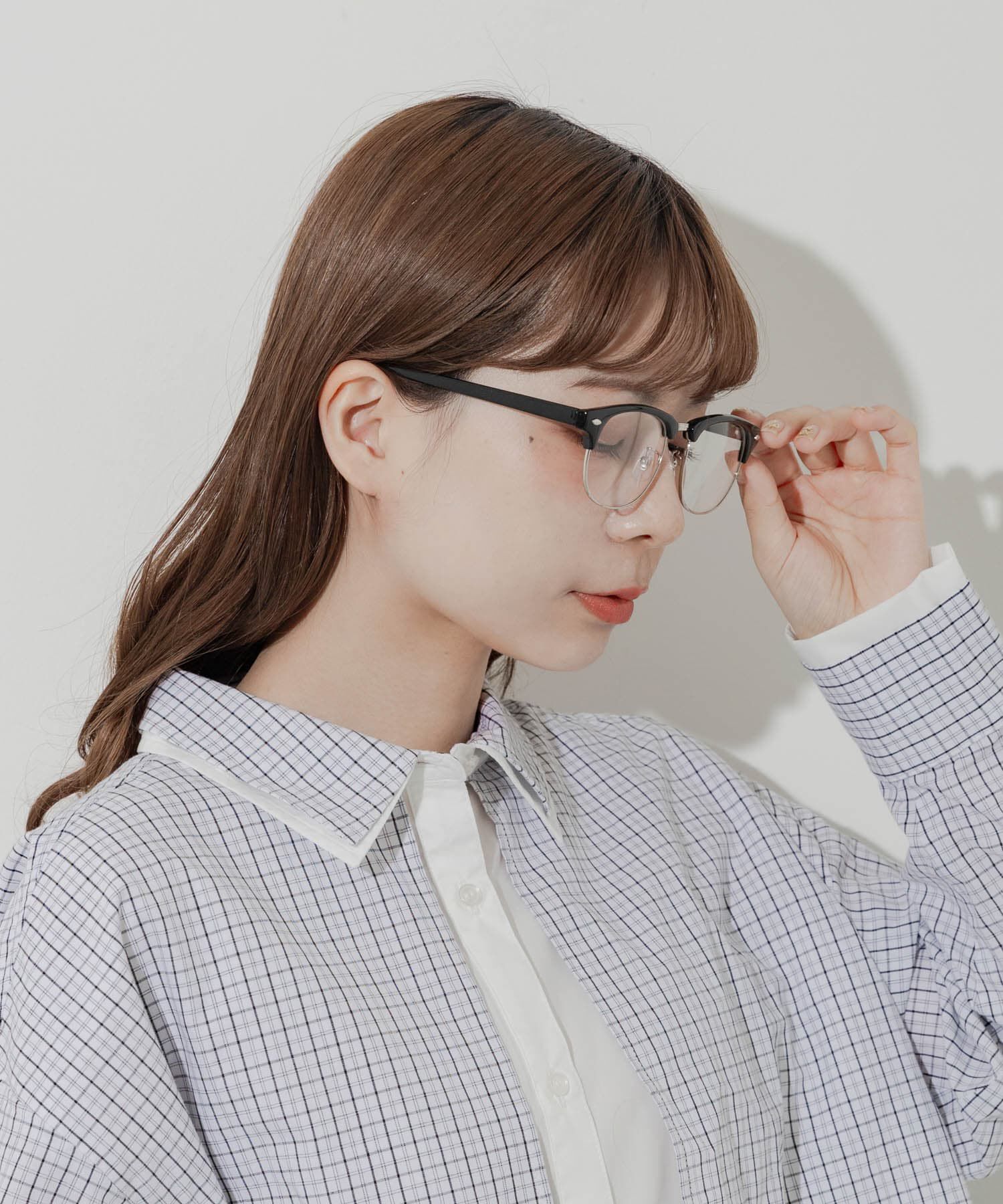 SMELLY「ハーフリムダテメガネ」|メガネ|