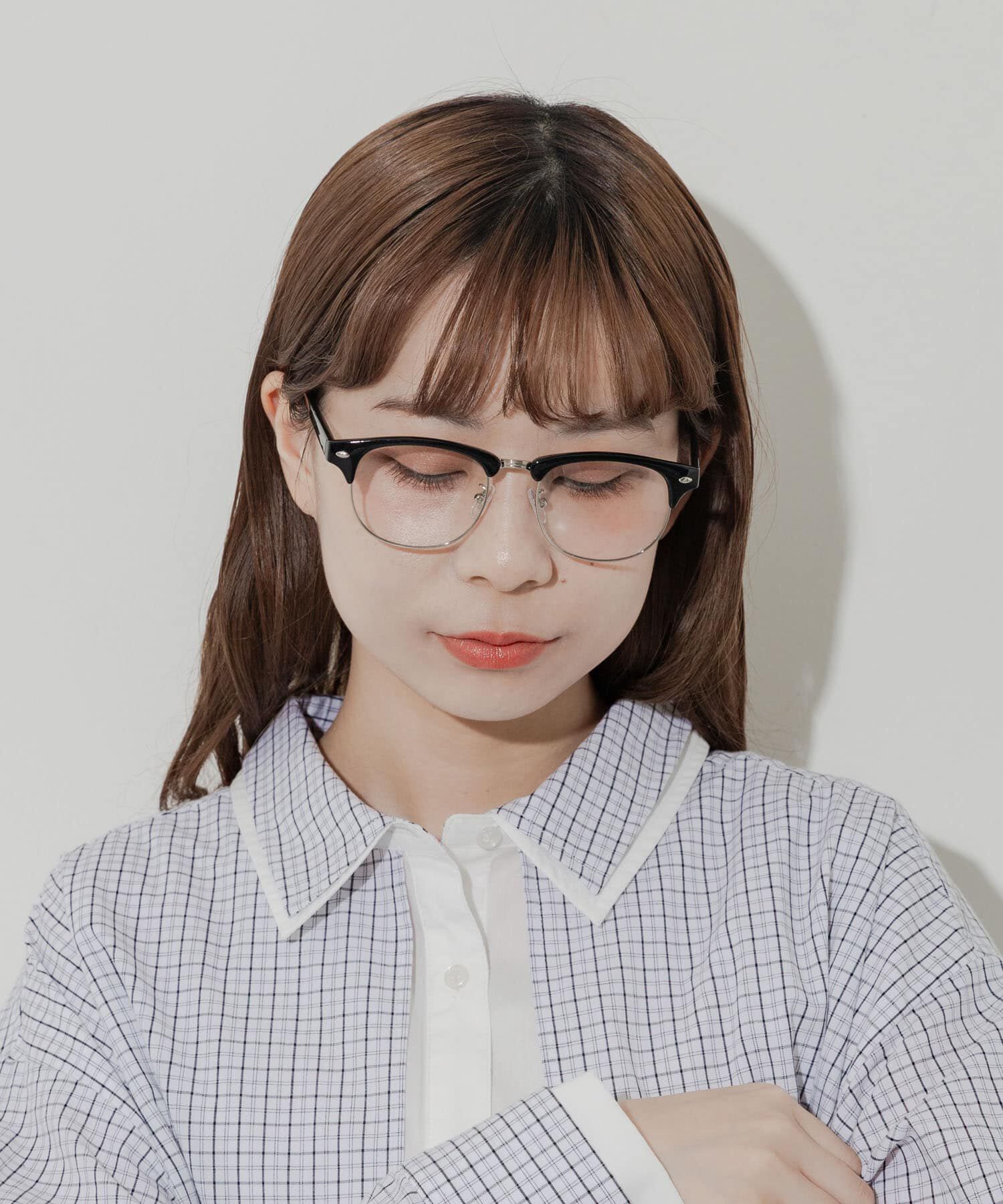 SMELLY「ハーフリムダテメガネ」|メガネ|