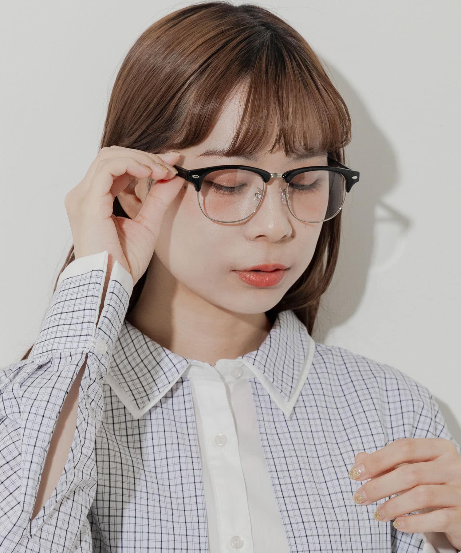 SMELLY「ハーフリムダテメガネ」|メガネ|